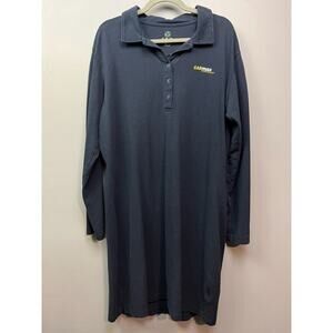 CarMax Employee Uniform Polo Dress‎ Women's Size 2XL Blue Embroidered